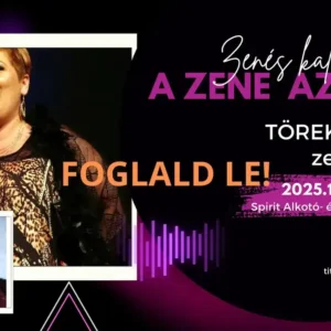 Zene az kell - zenés szinház Töreky Erzsi estje