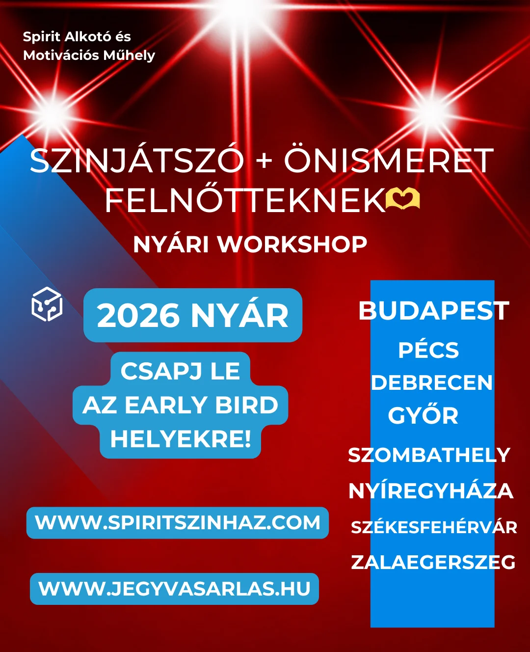 spiritmuhely-nyari-önismereti-szinhaz-tabor-videk Perjés János Spirit Alkotóműhely igazgató