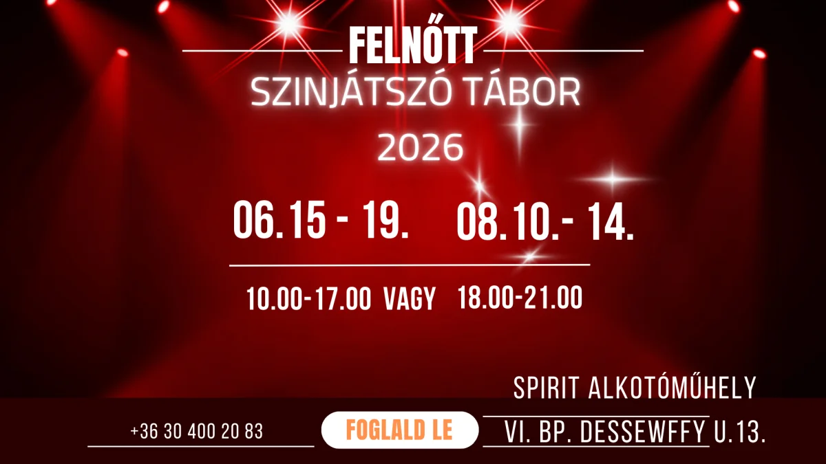 spiritmuhely-nyari-szinhaz-tabor-budapest Perjés János Spirit Alkotóműhely igazgató