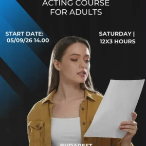 english acting course Budapest ticket