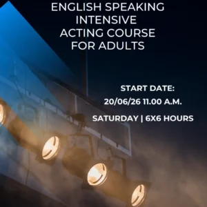 english speaking acting course-ticket