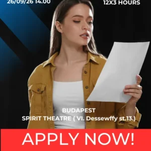 english acting course Budapest