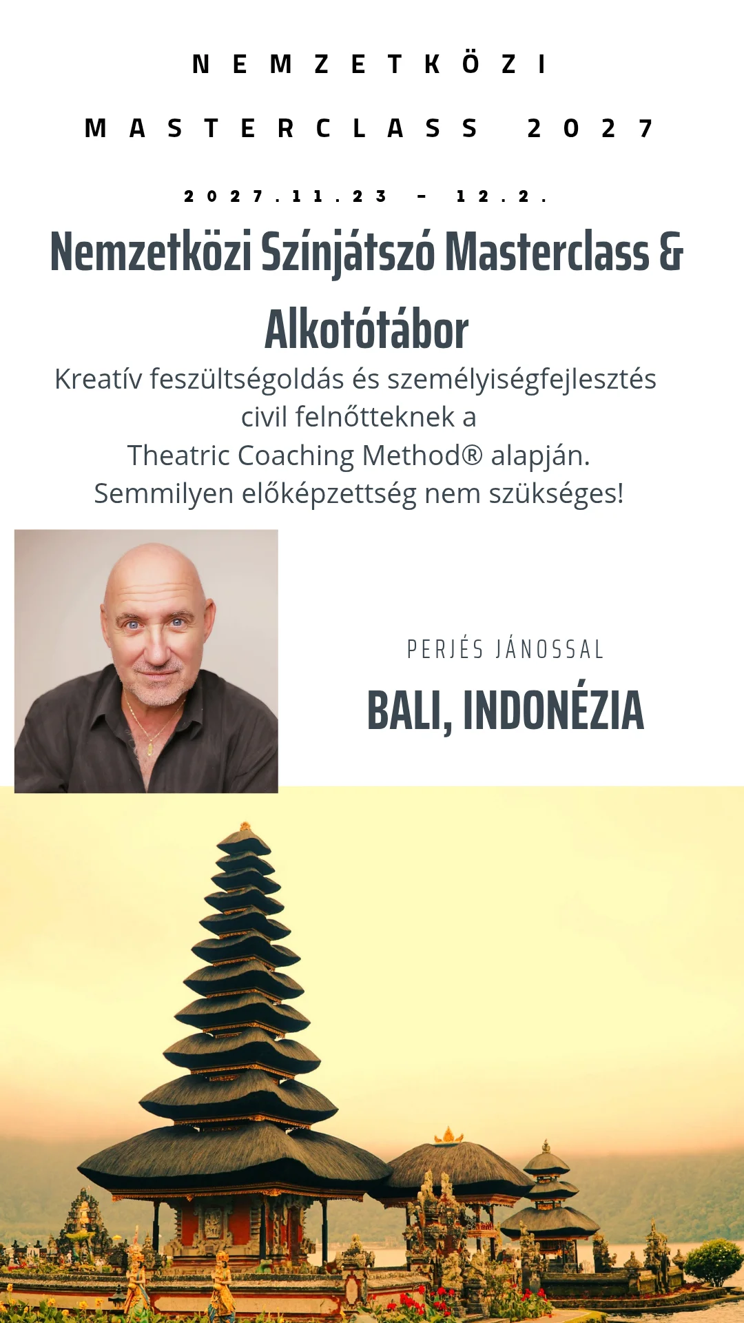 Bali Spirit színjátszó tábor Bali Spirit színjátszó tábor